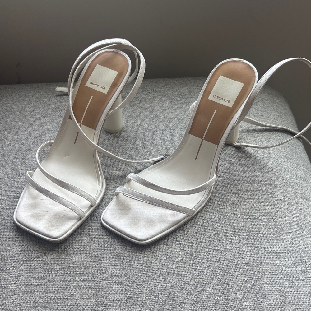Dolce Vita Ivory Strappy Heels